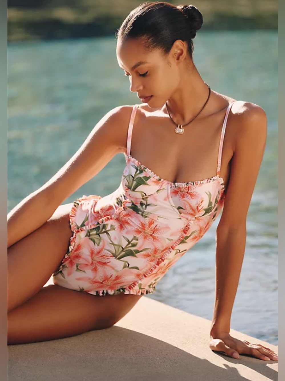 Peixoto X Anthropolgie Ruby One Piece Swimsuit.